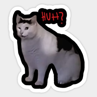 Huh Cat Meme Sticker